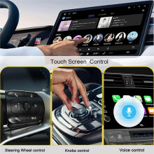 XUDA Wired to Wireless CarPlay and Android Auto 2 in 1 Adapter 5GHz WiFi5 for Wired CarPlay/Auto Cars B