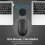 Mouse Wireless Ricaricabile, Mouse da Gioco con Doppia Modalità  2.4G per Laptop, Tablet e PC. 6