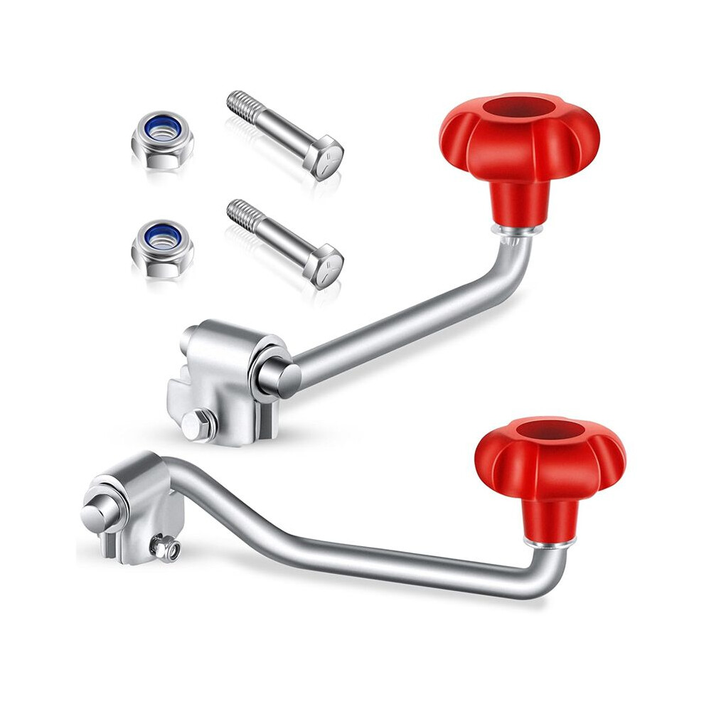 2 Sets Of Universal Trailer Plug Handle, Replacement Plug Crank Suitable For Most Trailers, With Bolt Nut Washer 6031227379208