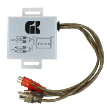 GK-118 Car Stereo Audio Amplifier Filter Ground Loop Noise Isolator and Interference Suppressor Car Audio Filter