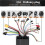 Electric Scooter Sine Wave/Square Wave Interchange Controller 48V-72V 80A Tri-Mode 18-Pole E-Bike Controller 4
