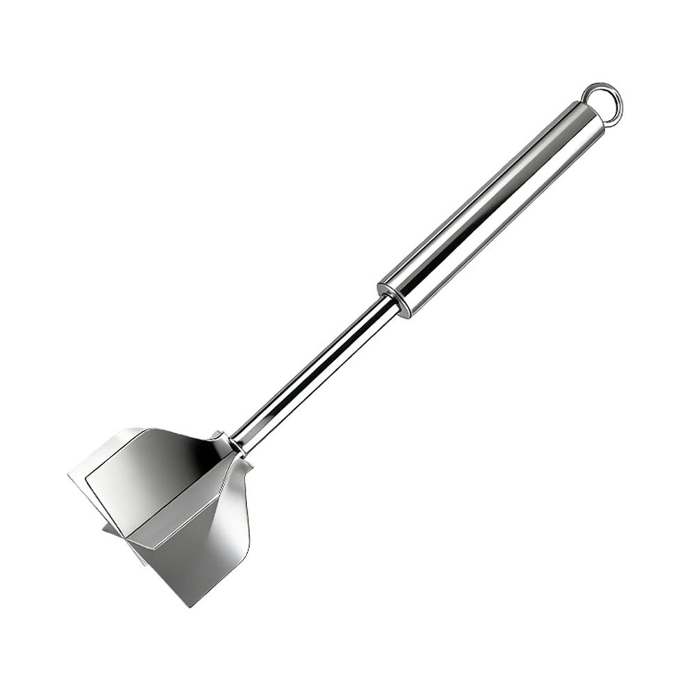 Stainless Steel Meat Masher,6Blade Ground Beef Chopper Tool 10.2Inch Potato Masher,Hamburger Smasher For Kitchen Cooking 4713822029529