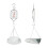 110 Lbs Large Display Hanging Scale with Scale Scoop Kitchen Dial Weight Scale Silver Industrial Spring Scales 2