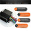 Electric Scooter Sine Wave/Square Wave Interchange Controller 48V-72V 80A Tri-Mode 18-Pole E-Bike Controller 6