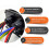 Electric Scooter Sine Wave/Square Wave Interchange Controller 48V-72V 80A Tri-Mode 18-Pole E-Bike Controller 8