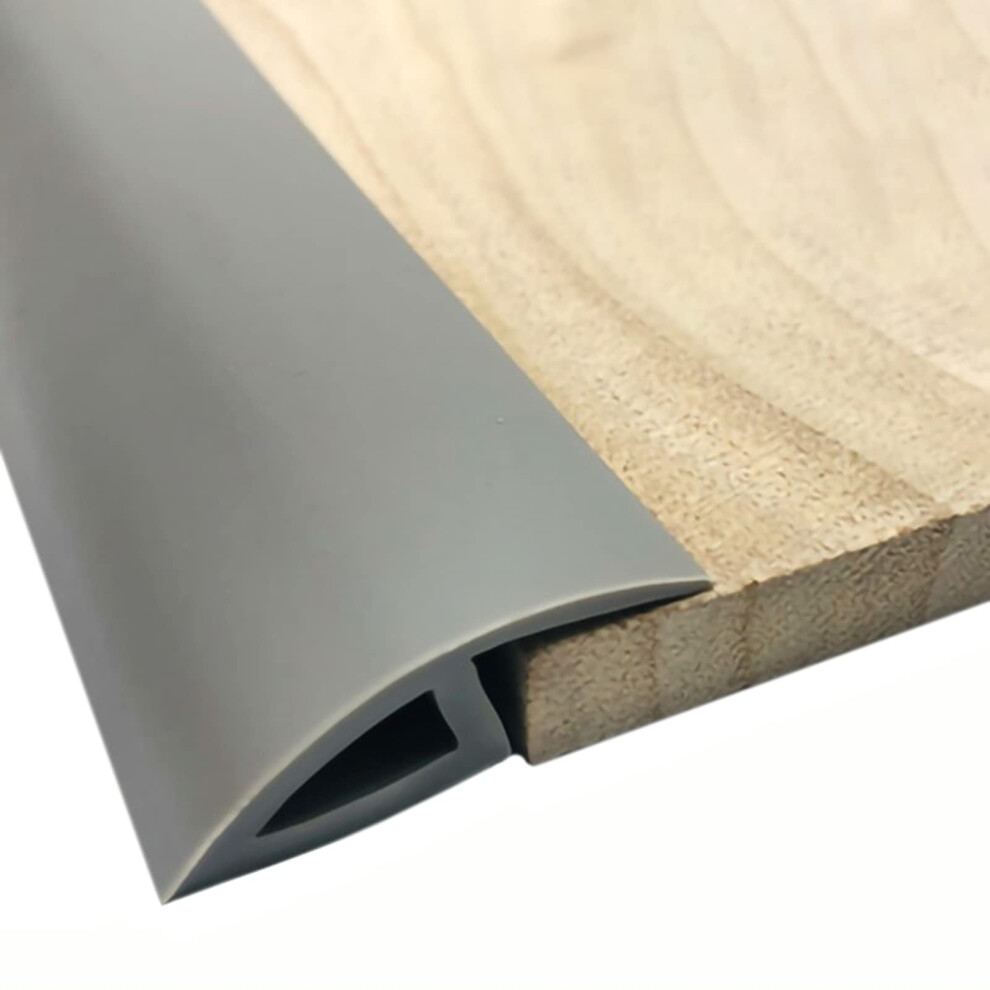 Carpet Transition Strip Gray Pvc Nonslip Adhesive Floor Edge Trim For Smooth Tile To Carpet Threshold 9351714437868