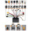 Electric Scooter Sine Wave/Square Wave Interchange Controller 48V-72V 80A Tri-Mode 18-Pole E-Bike Controller 9