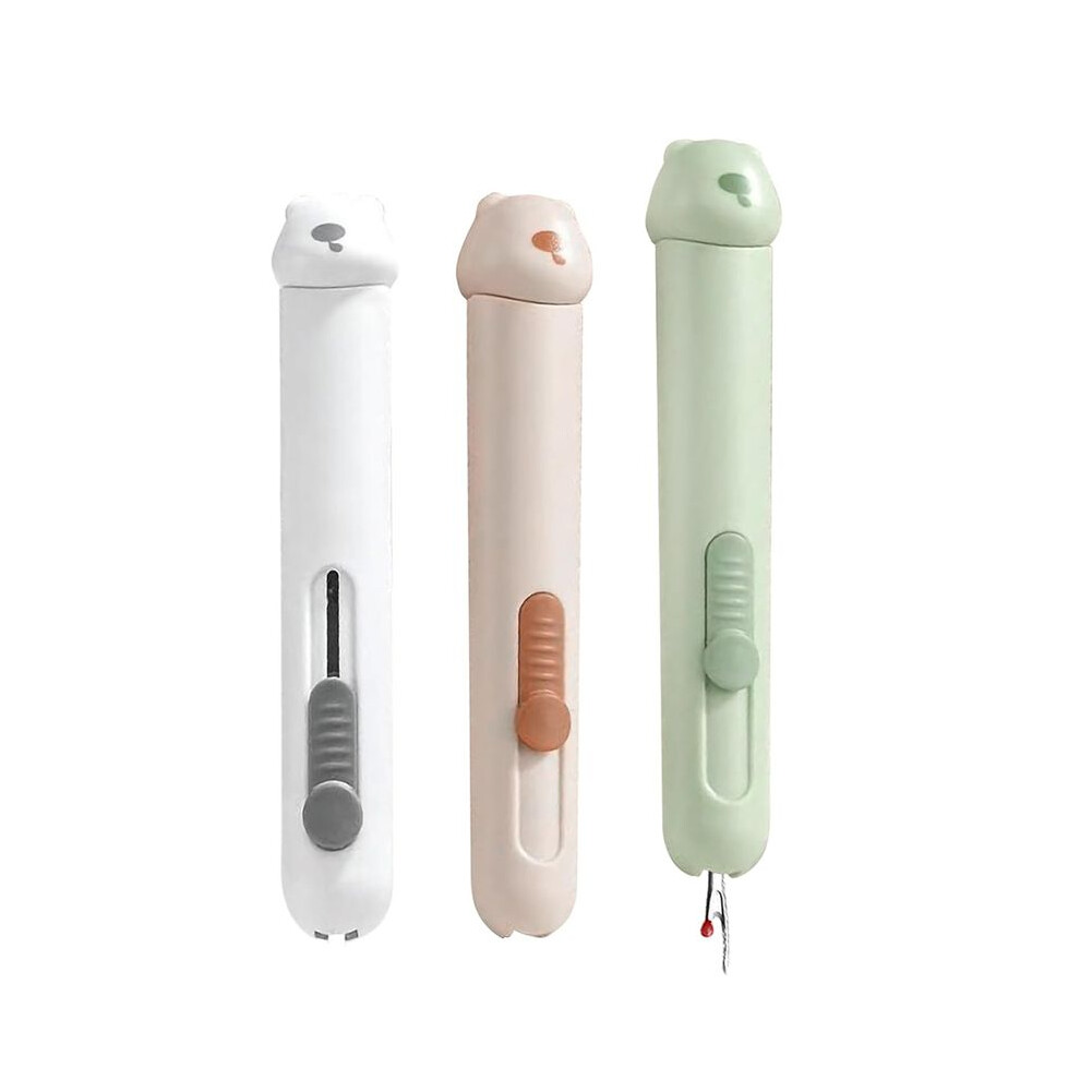 2-in-1 Automatic Needle Threaders Seam Ripper ,Needle Threaders for Hand Sewing, Embroidery,Quick Needle Threading Tool