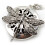 1 St  Silver Dragonfly Aromaterapi Diffuser Halsband med HäNge 1