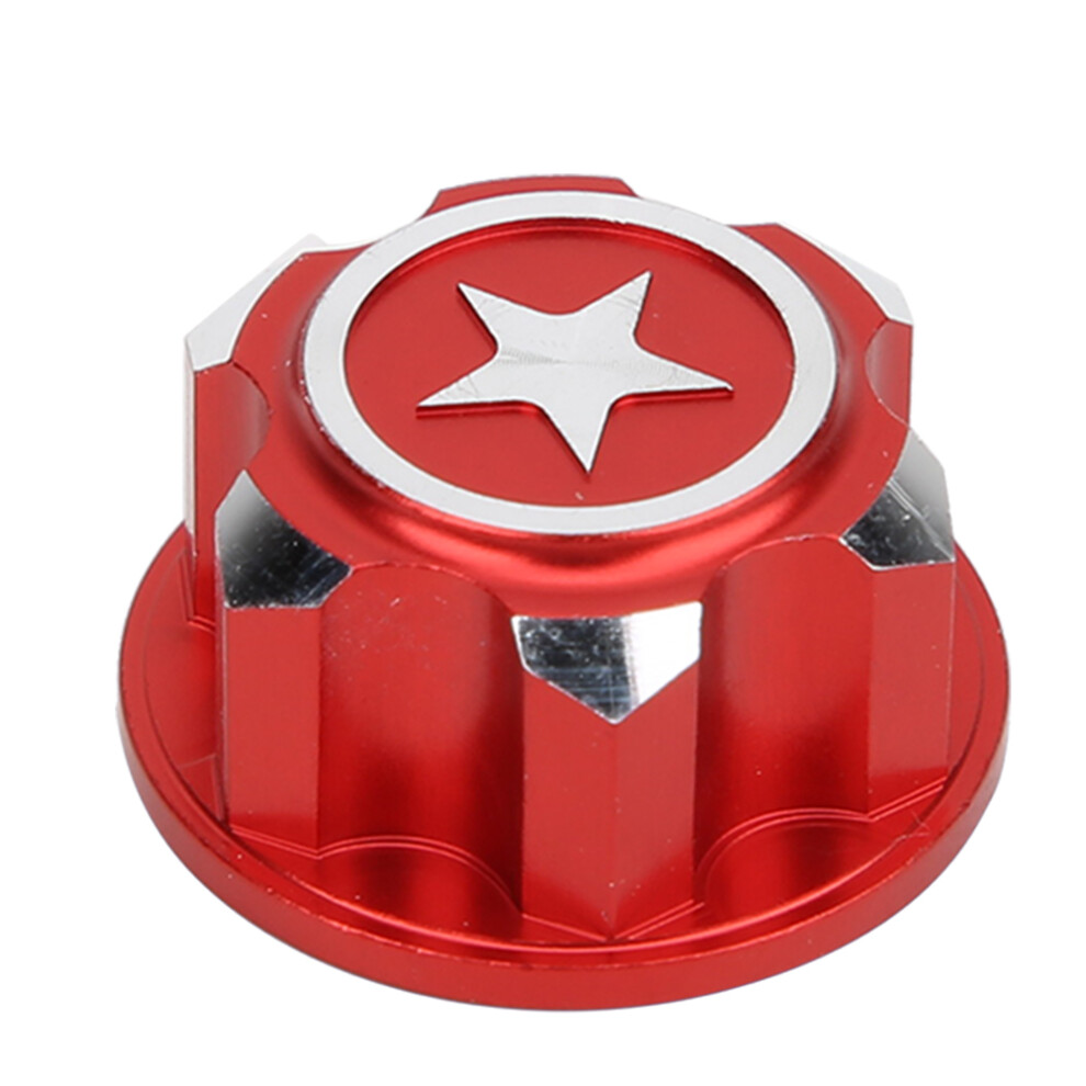 Anti-Skid 17Mm Hex Wheel Nuts For X Maxx Summit - Aluminum Alloy 4Pcs Red 4901393595868
