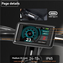 UKC1+ LCD Meter+Sine Wave/Square Wave Interchange Controller 48V-72V 80A Controller for E-Bike Electric Scooter