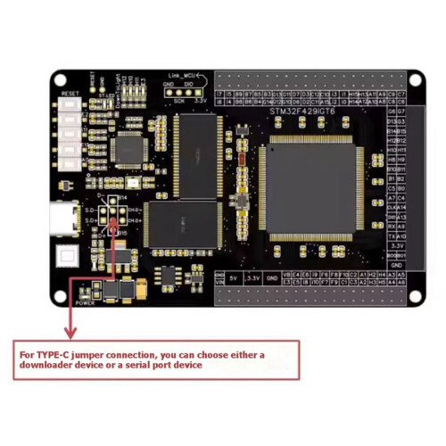 STM32 Development Board STM32F429IGT6 Integrated Downloader ST-LINK Serial Port Module 1