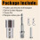 Trailer Jack Crank Handle Power Drill Adapter with 1/2" Socket Adapter Bit, Trailer Jack Drill for Top Wind Crank Handle 5
