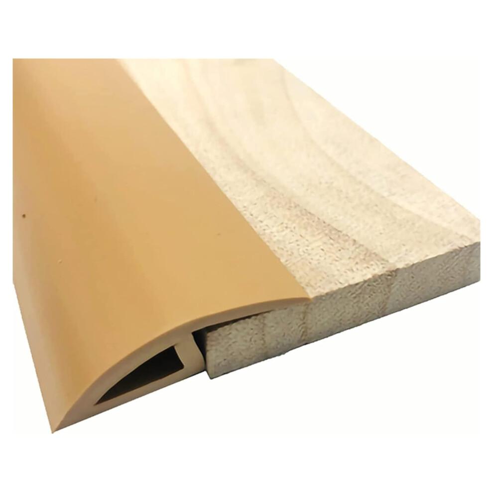 Self Adhesive Floor Transition Strip 100Cm Pvc Door Threshold Trim For Carpet And Tile Floors 9330225287056