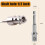 Trailer Jack Crank Handle Power Drill Adapter with 1/2" Socket Adapter Bit, Trailer Jack Drill for Top Wind Crank Handle 6