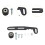 Motorcycle Chain Adjuster Set for  212cc Doodlebug DB30 Go Kart for  GX160 Engine 4
