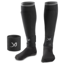 Football Sleeves - Black - LUX - Black / Large