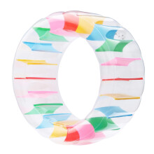 Inflatable Water Wheel 47 Inch Giant Pool Float Roller for Adults, Vibrant Color Style