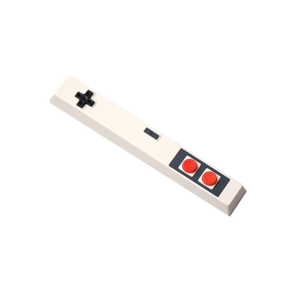Retro Gamepad Keycap 6.25U Spacebar Artisan Keycap Abs Material For Mx Switches For Gaming Mechanical Keyboard White 4712109258485
