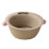 Multifunctional Double Layer Vegetable and Fruit Washing Basket,Cute Round Solid Color Design,Thickened for Durability B 1