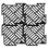 Happy Sinks Sink Mat Set - Black - 4pcs 1