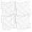 Happy Sinks Sink Mat Set - Natural White - 4pcs 1