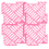 Happy Sinks Sink Mat Set - Garden Rose - 4pcs 1