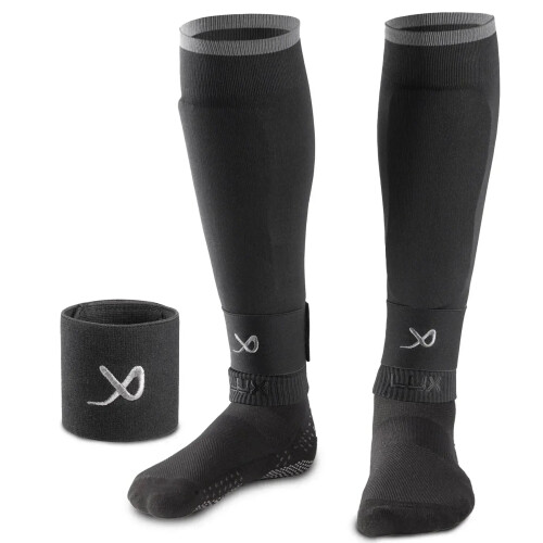Football Sleeves - Black - LUX - Black / Small