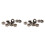 20 Pcs 698Z 8 X 19 X 6Mm Simple Rangee Scelle de Roulements Rigides A Billes 1