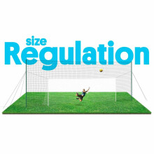 Fußballtor mit Rückprall- & Fangnetztrainer – Open Goaaal Regulation