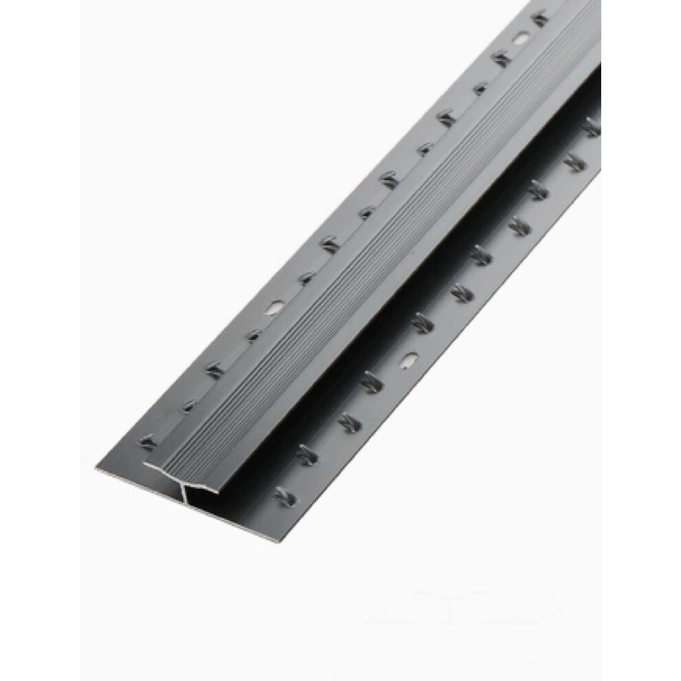 Carpet Transition Strip Gray 90Cm Aluminum Threshold Trim Non Slip Edge Protector For Doorway 9771547815204