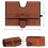 Canvas Cocktail Set Carry Bag, Portable Folding Roll Strap, Brown - Durable Bartender Kit,  Design 7
