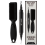 Bartauffüllstift und Bürste - Doppelspitzenstift - Jet Schwarz Farbe 1