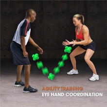 Reflex for Hand-Eye Coordination, Multi-Sport Reaction Training, 2.83 Inch, Pack of 3 - Orange, Yellow, Green