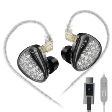 KZ ZA12 2DD+4BA Hybride IEM-Hoofdtelefoon met Snoer, in-Ear Monitor, HiFi-Oortjes, Sportheadset, Geluidskaartversie, Origineel