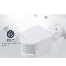 3X Infrared Motion Sensor AC110V-240V Adjustable Sensor for PIR Body Motion Sensors (White)