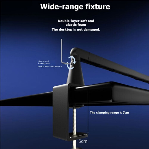 Bras de Microphone Robuste et Réglable Bear avec Pince de Fixation pour Bureau 2