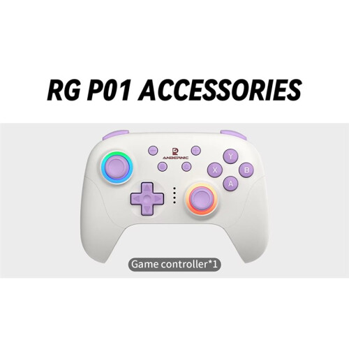 Retro Games Controller Wired/Wireless  RGB Hall Effect Joystick for  Gamepad for PC Android IOS Steam B 2