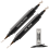Bartauffüllstift - Doppelspitze (2er-Pack) - Dunkelbraun 1