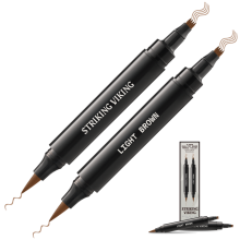 Bartauffüllstift - Doppelspitze (2er-Pack) - Hellbraun