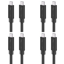 4X Typec Cable for 3 Data Cable 40Gbps Full Speed 100W Fast Charge 5K Transmission 50cm