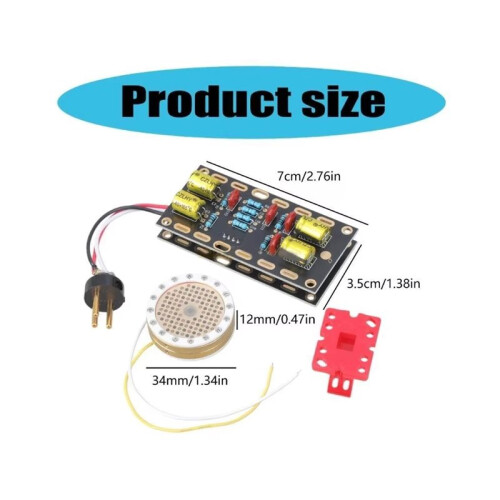 34mm Large Diaphragm Condenser Microphone Cores Set with Microphone Circuit Board DIY Studio Mic Capsule Replacement 1