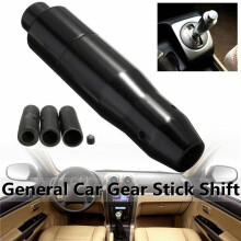 2X Car Auto Shift Knob with Push Button, Transmission Gear Stick Shifter for Most Automatic Vehicle (Black)