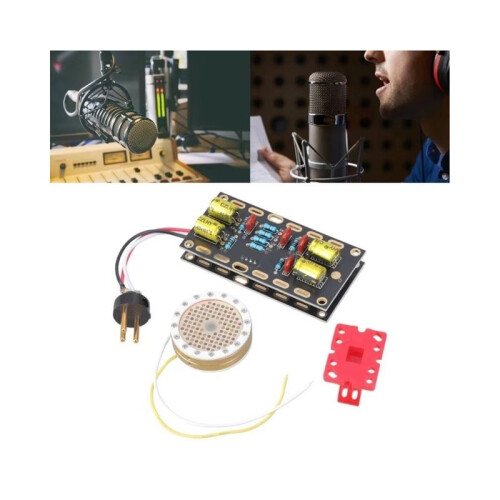 34mm Large Diaphragm Condenser Microphone Cores Set with Microphone Circuit Board DIY Studio Mic Capsule Replacement 2