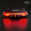 CYCLAMI Bicycle Tail Light 2000mAh Wireless Remote Control Turn Signal with Brake Sensor Light Security Warning Bike Rear Light 6