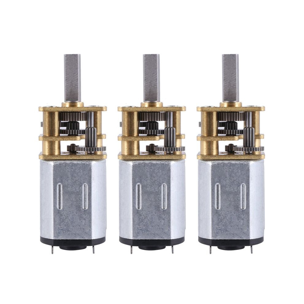 3X 6V 10Rpm Micro-Speed Reduction Motor Gear Box Motor With 2 Terminals For Rc Car Robot Model Diy Engine Toy 6032848705513