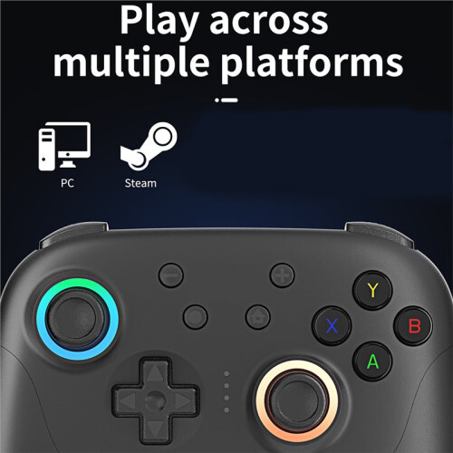 Retro Games Controller Wired/Wireless  RGB Hall Effect Joystick for  Gamepad for PC Android IOS Steam C 2