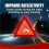 3pcs Standard Emergency Triangles, Warning Triangles for Vehicles, Reflective Triangle, Safety Triangles with Case 7