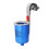 Automatic Pool Skimmer for Above Ground Pools, Wall Mounted Blue Surface Cleaner with Continuous Debris Removal 1