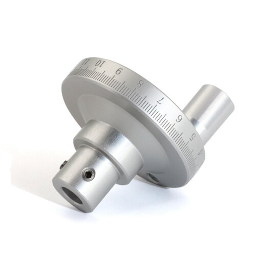 Machine Tool Metal Scale Handwheel Special for Manual Sliding Table Tools Graduated and Angled Handle Rocker 8mm 1